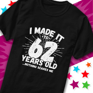 62 Jaar Oud Sarcastisch Meme Grappig 62e Verjaarda T-shirt