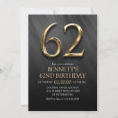 62e Invitation d'anniversaire (Devant)