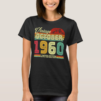  62e verjaardag Geweldige sinds oktober 1960 1 T-shirt