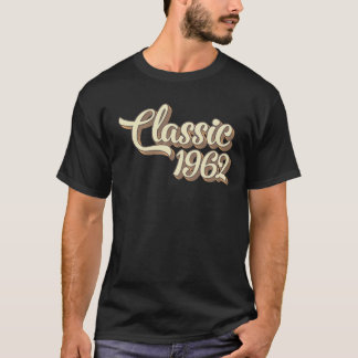 62e verjaardag Gift Classic 1962 62 jaar oud T-shirt