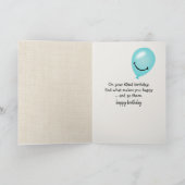 62e verjaardag Tabby Cat op voorzitter Kaart (Binnen)