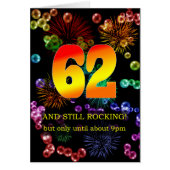 62nd Birthday Still Rocking (Devant)