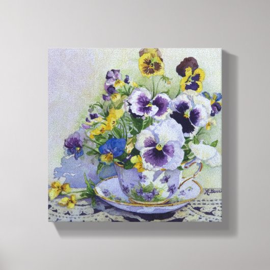 6300 Pansies en toile étamée (Recto)