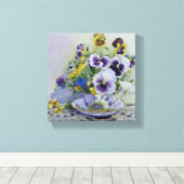 6300 Pansies en toile étamée (Insitu (Plancher de Bois))