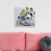 6300 Pansies en toile étamée (Insitu(Salon))