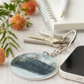 #630 Sleutelhanger stoommotor (Voorkant Rechts)