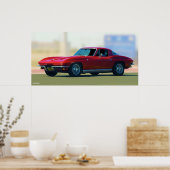 "63 CORVETTE POSTER (Keuken)