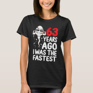 63 jaar geleden was ik de Mannen 63e verjaardag va T-shirt