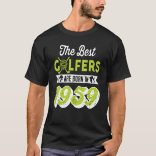 63 jaar oud Golfer Golfing Golf 1959 66th Birthday T-shirt