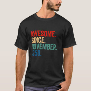 63 jaar oude 63e verjaardag Geweldige sinds novemb T-shirt