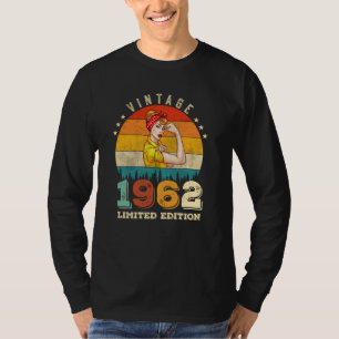 63 jaar oude Bday 1962 63ste Verjaardag Vrouwen T-shirt