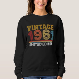 63 jaar oude Vintage 1961 Limited Edition 63rd Bir Trui