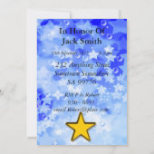 63e fête d'anniversaire Invitation pour une Supers (Dos)