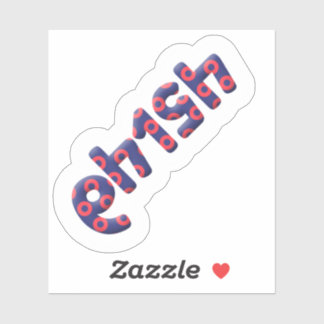 64154 Aantal Phish Sticker