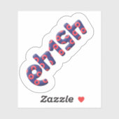 64154 Numéro Sticker pour phish (Feuille)