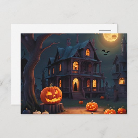 644 Halloween Briefkaarten  - Briefkaarten (Voorkant / Achterkant)