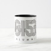 6453 ALUMNI mok met zwart handvat (Midden)