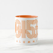 6453 ALUMNI Sinaasappel & Witte mok (Midden)