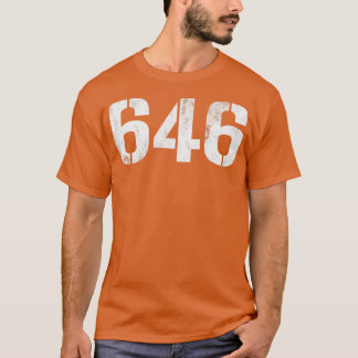 646 witte tekst t-shirt