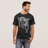 64 jaar Geweldige - 64 jaar geboortedag T-shirt (Voorkant volledig)