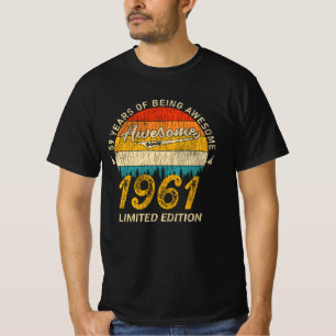 64 jaar oud 1961 Retro Geweldige 64e verjaardag ca T-shirt