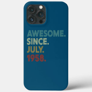 64 jaar oud 64e verjaardagsdecoraties Geweldig sin iPhone 13 Pro Max Hoesje