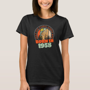 64 Jaar Oud Wandelluiaard Geboren in 1958 64e Gebo T-shirt