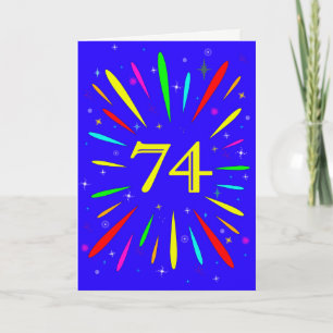 64e 'Birthday Explosion'-Kaart Kaart