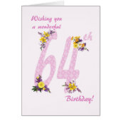 64e bloem Verdroogde getallen (Voorkant)