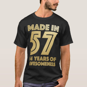 64e verjaardag Man Vrouw 64 jaar oude opa T-shirt