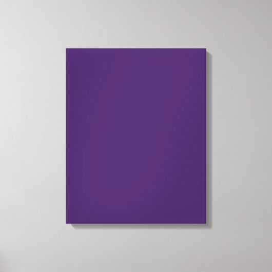 #65187A HEX CODE DARK PAARSE KLEUR ACHTERGRONDTEMP CANVAS AFDRUK (Voorkant)