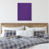 #65187A HEX CODE DARK PAARSE KLEUR ACHTERGRONDTEMP CANVAS AFDRUK (Insitu (Slaapkamer))