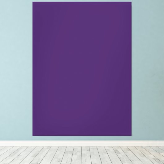 #65187A HEX CODE DARK PAARSE KLEUR ACHTERGRONDTEMP CANVAS AFDRUK (Insitu (Houten vloer))