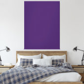 #65187A HEX CODE DARK PAARSE KLEUR ACHTERGRONDTEMP CANVAS AFDRUK (Insitu (Slaapkamer))