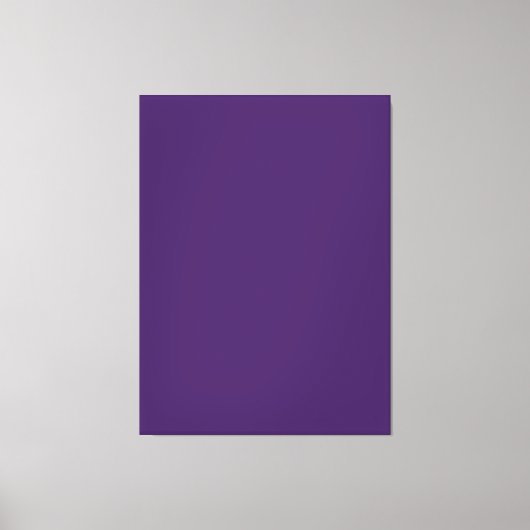 #65187A HEX CODE DARK PAARSE KLEUR ACHTERGRONDTEMP CANVAS AFDRUK (Voorkant)