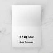 65 Ans C'est Énorme ! Carte d'Anniversaire de Mari (Intérieur)