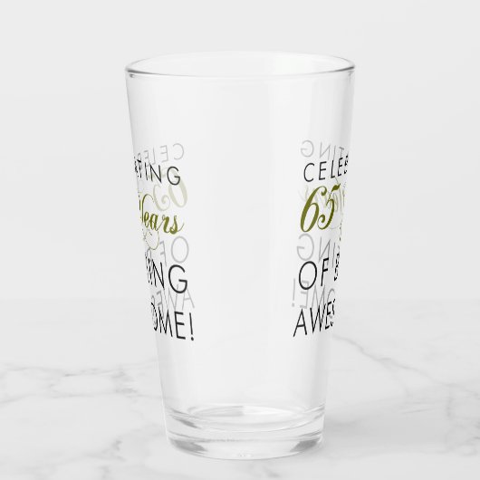 65 Ans De Verre À La Fête (Droite)