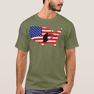 65 Creedmoor American Flag 2A LRP schietluis T-shirt