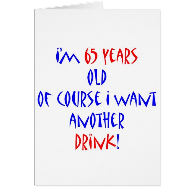 65 een andere drink (Voorkant)