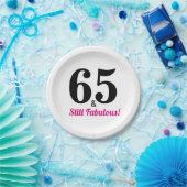 65 en nog steeds Fabulous Birthday Paper Bord (Feest)