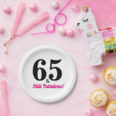 65 en nog steeds Fabulous Birthday Paper Bord (Feest)