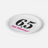 65 en nog steeds Fabulous Birthday Paper Bord (Gekanteld)