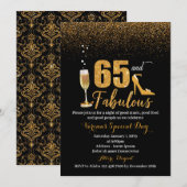65 et fabuleuse invitation d'anniversaire pour les (Devant / Derrière)