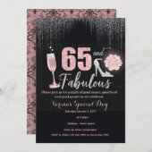 65 et fabuleuse invitation d'anniversaire pour les (Devant / Derrière)