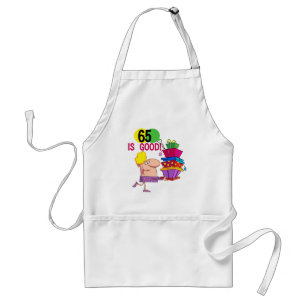65 is Good Birthday Tshirts and Gifts Standaard Schort