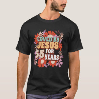 65 jaar door Jezus bemind 65ste verjaardag Christi T-shirt