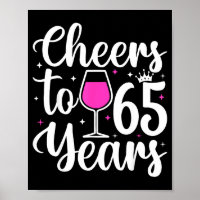 65 jaar oud 65ste verjaardagsfeest mannen vrouwen