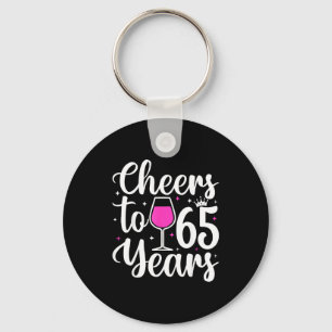65 Jaar Oud 65ste Verjaardagsfeest Mannen Vrouwen  Sleutelhanger