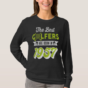 65 jaar oud Golfer Golfing Golf 1957 65th Birthday T-shirt