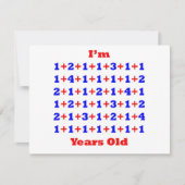 65 jaar oud! kaart (Voorkant)